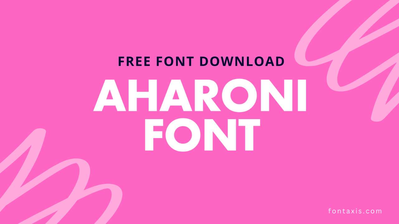 Aharoni Font