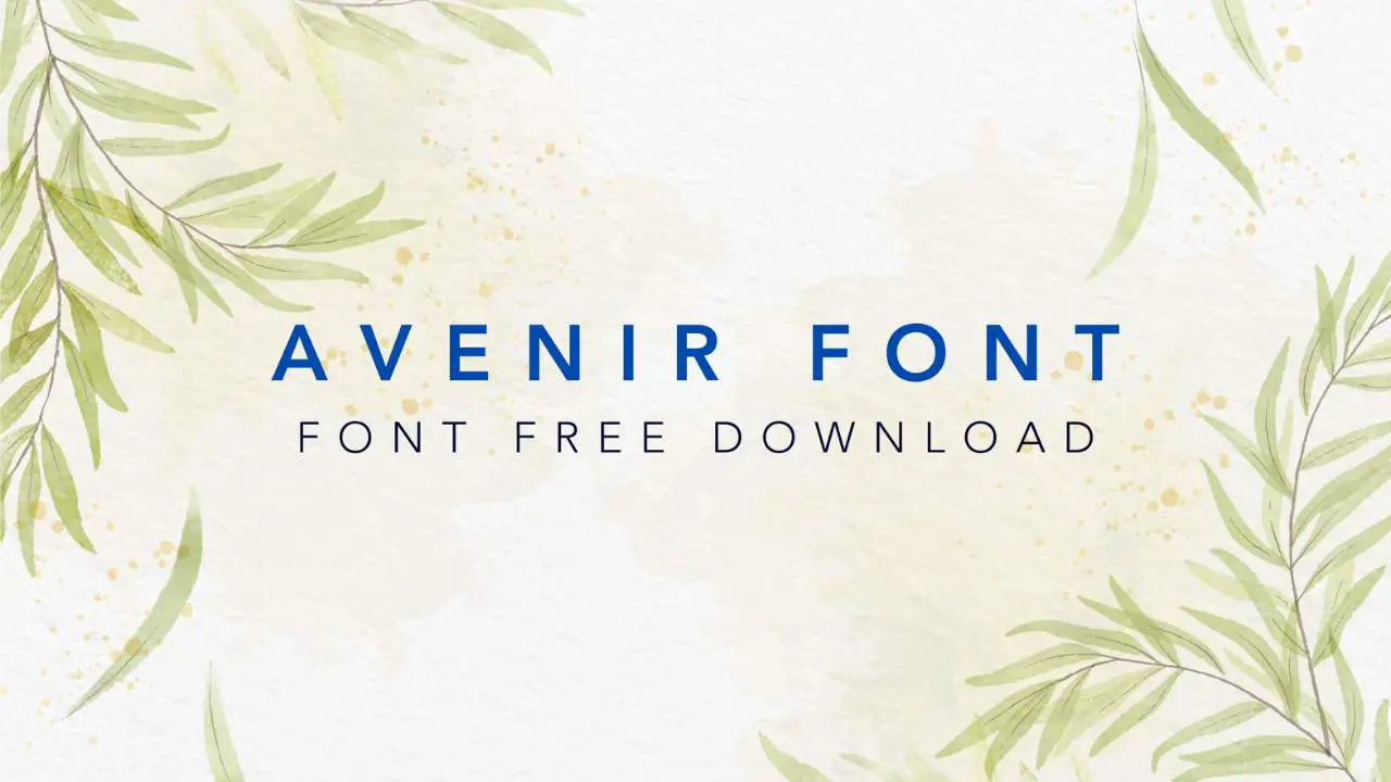 Avenir Font