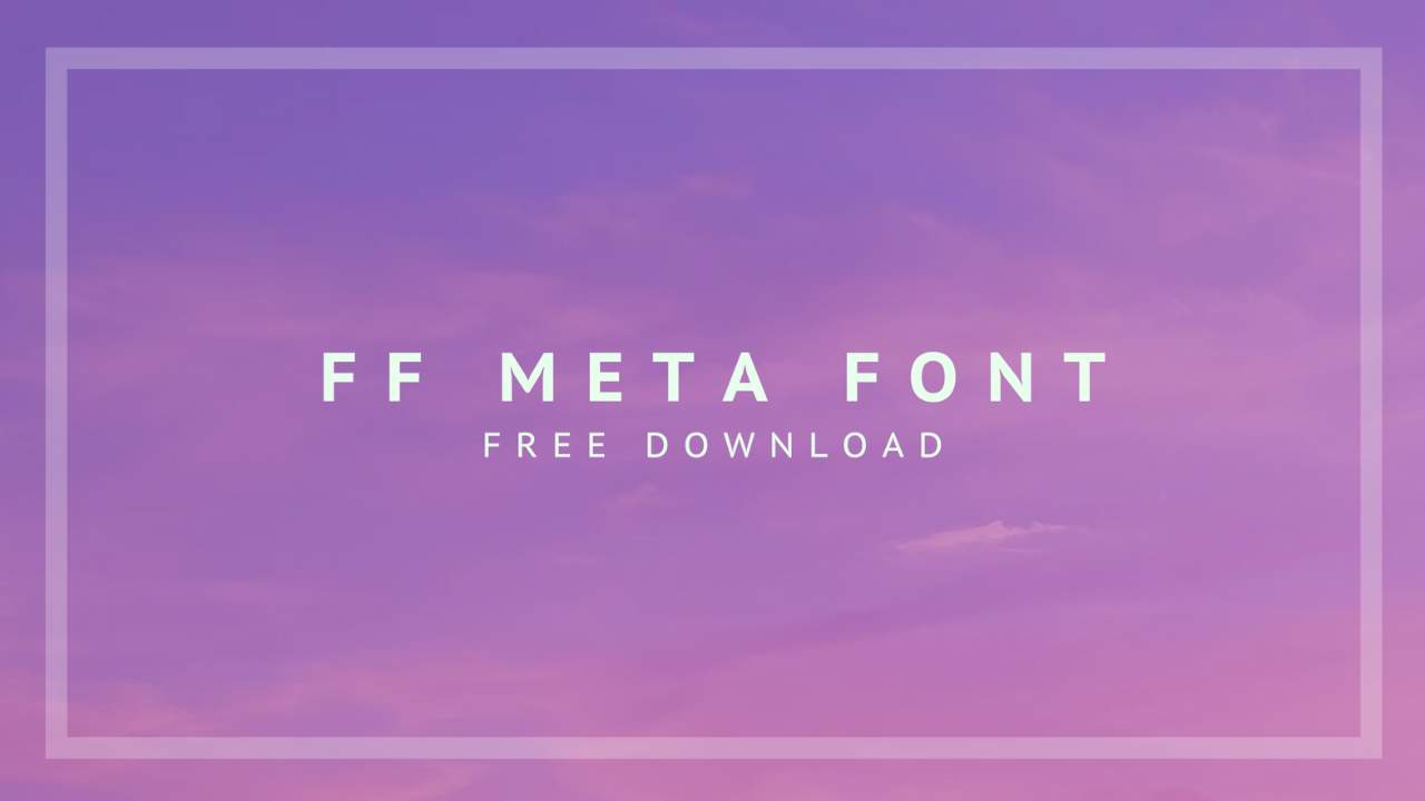 FF Meta Font