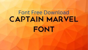 Captain Marvel Font