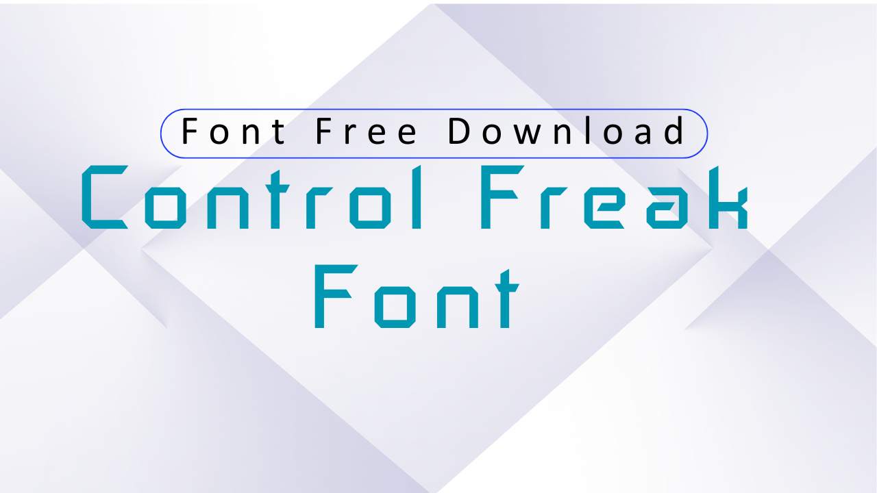 Control Freak Font