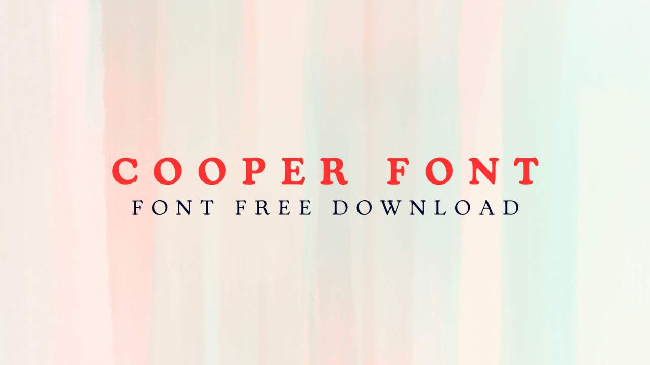 Cooper Font