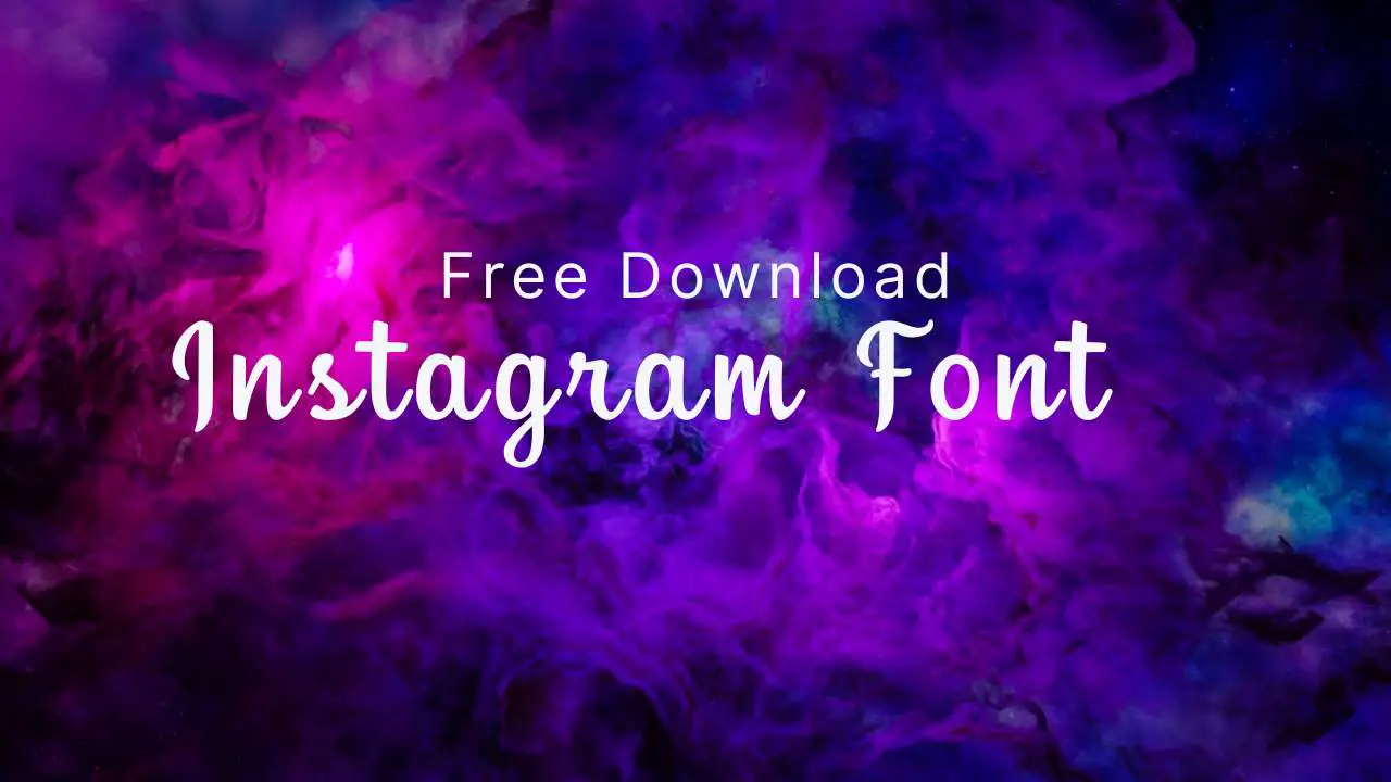 Instagram Font