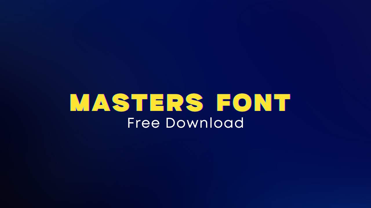 Masters Font