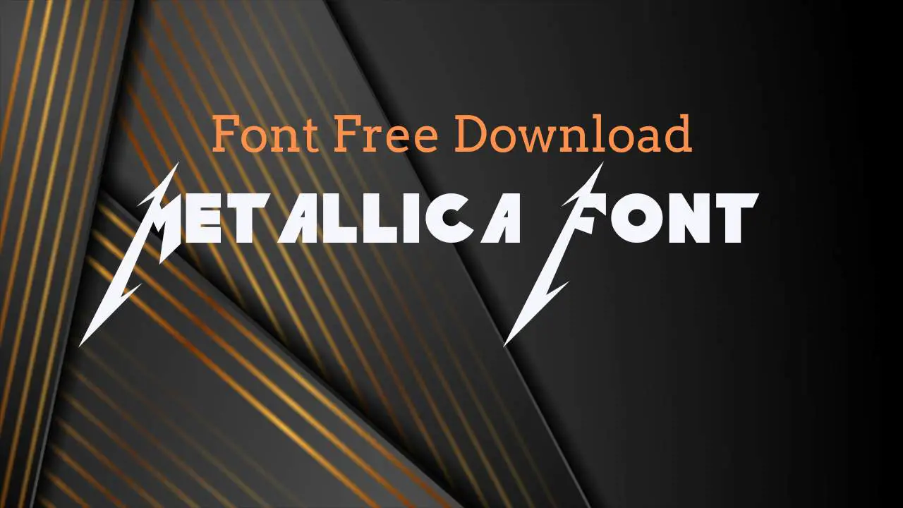 Metallica Font