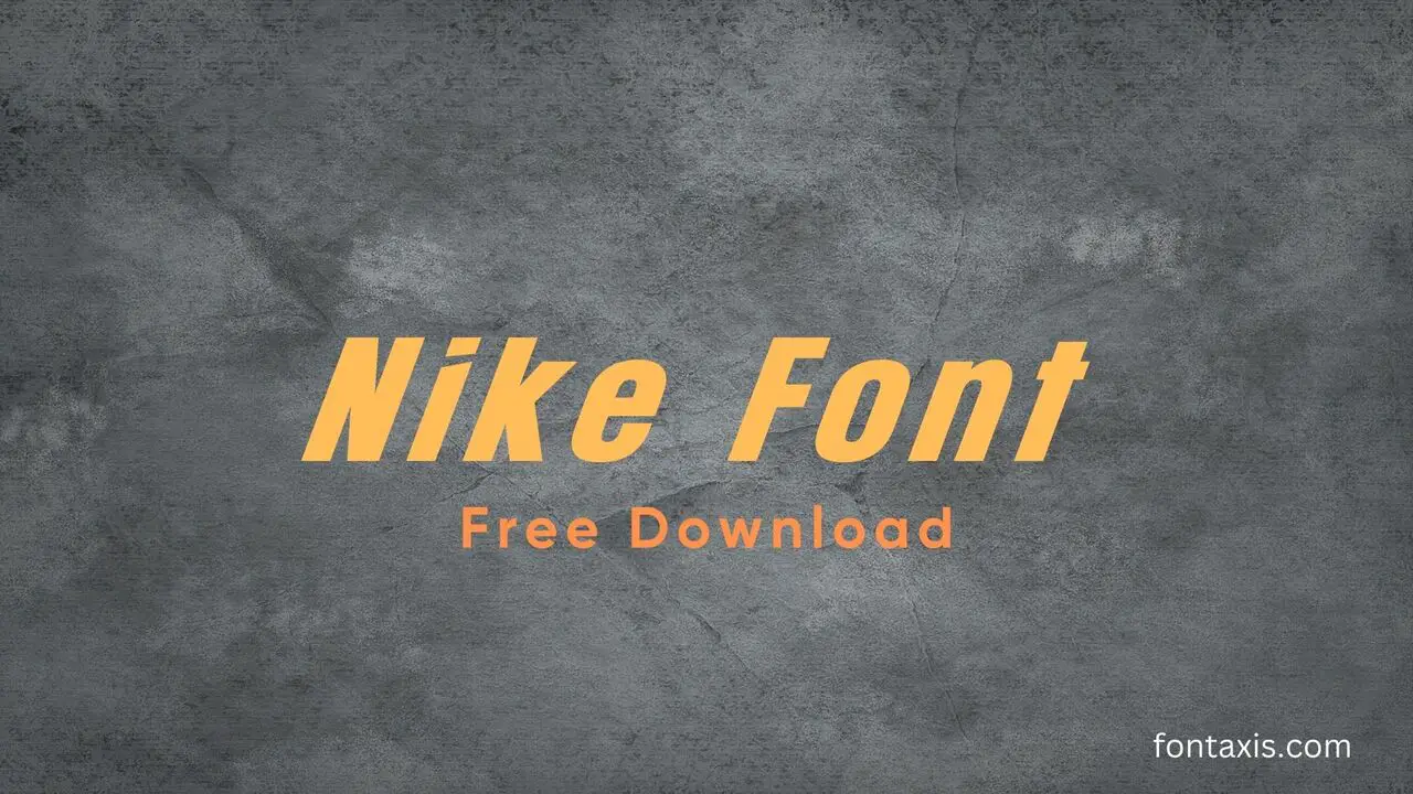 Nike Font