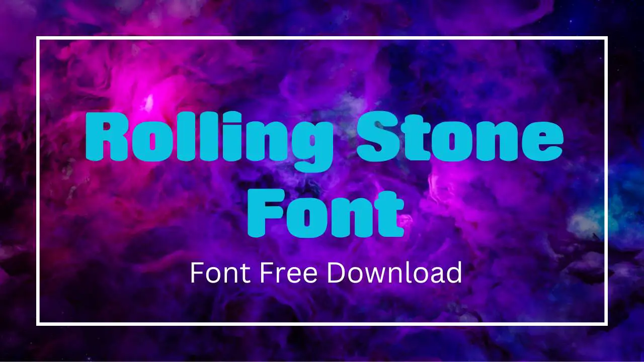 Rolling Stone Font