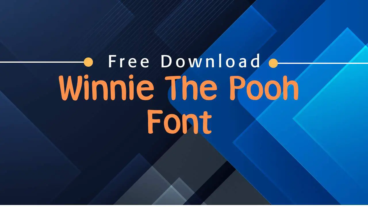 Winnie The Pooh Font