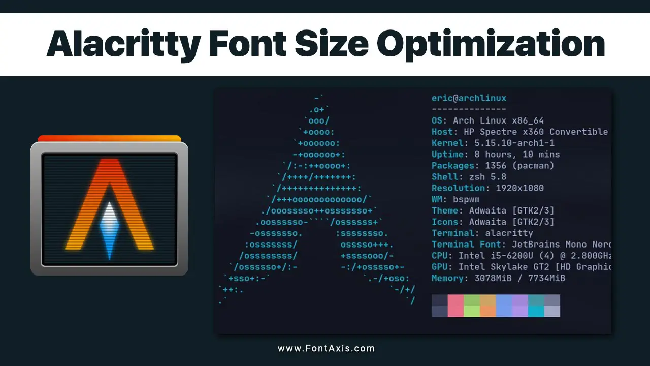 Alacritty Font Size Optimization