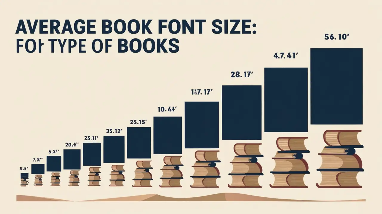 Average Book Font Size  For Different Types Of Books