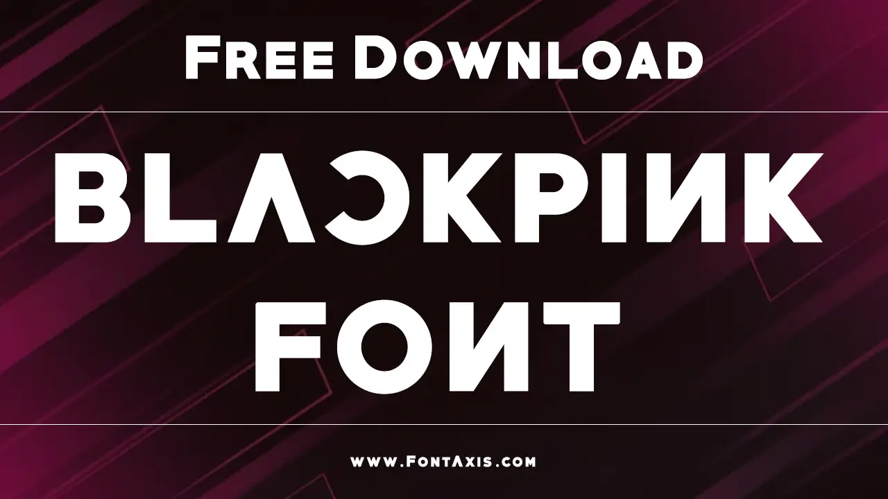 Blackpink Font