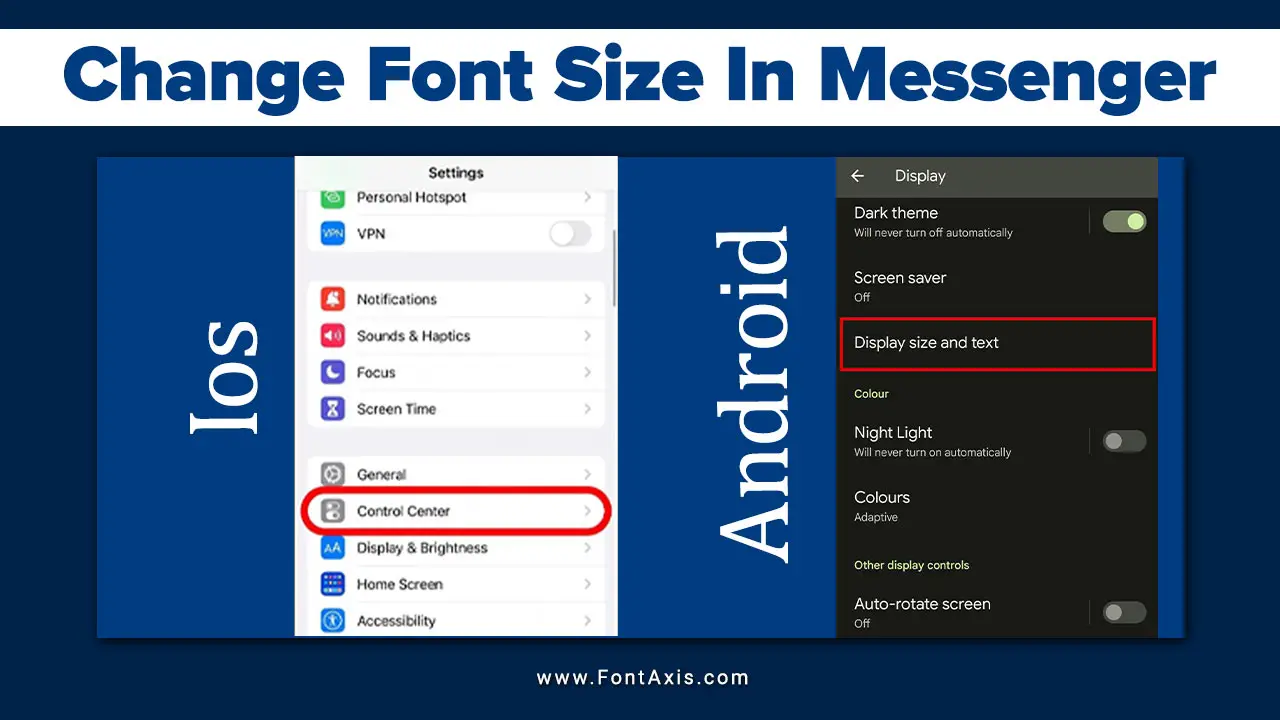 Change Font Size In Messenger