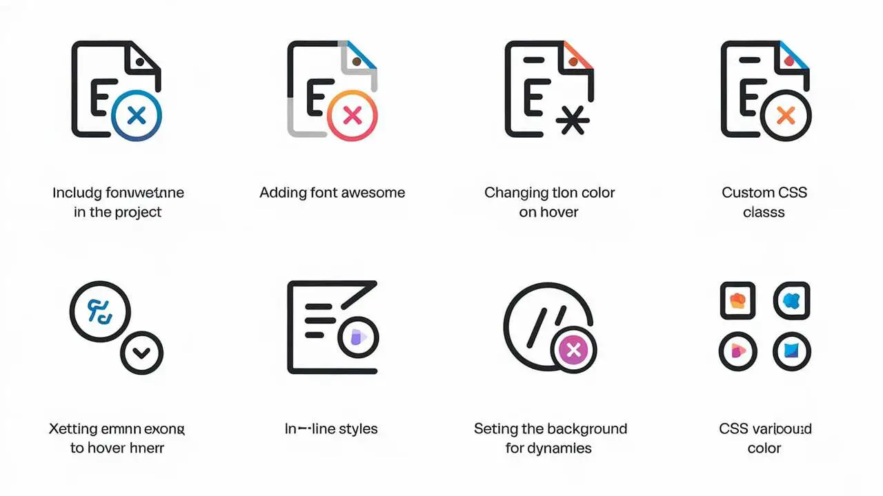 Changing Font Awesome Icon Color Step-By-Step