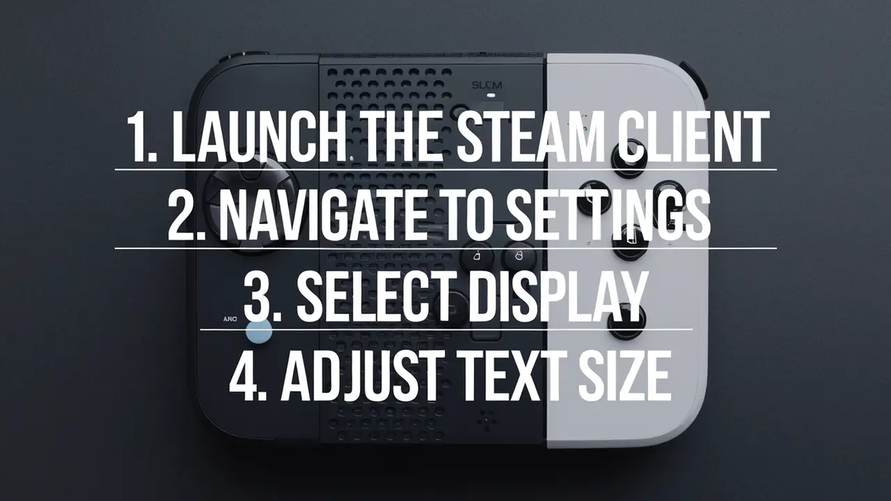 Changing Font Size On Steam Deck