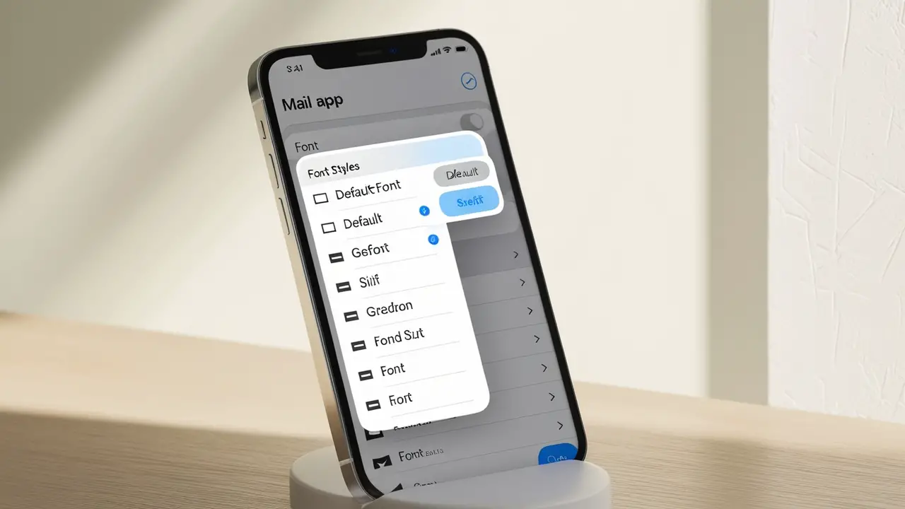 Changing The Default Font In The Mail App