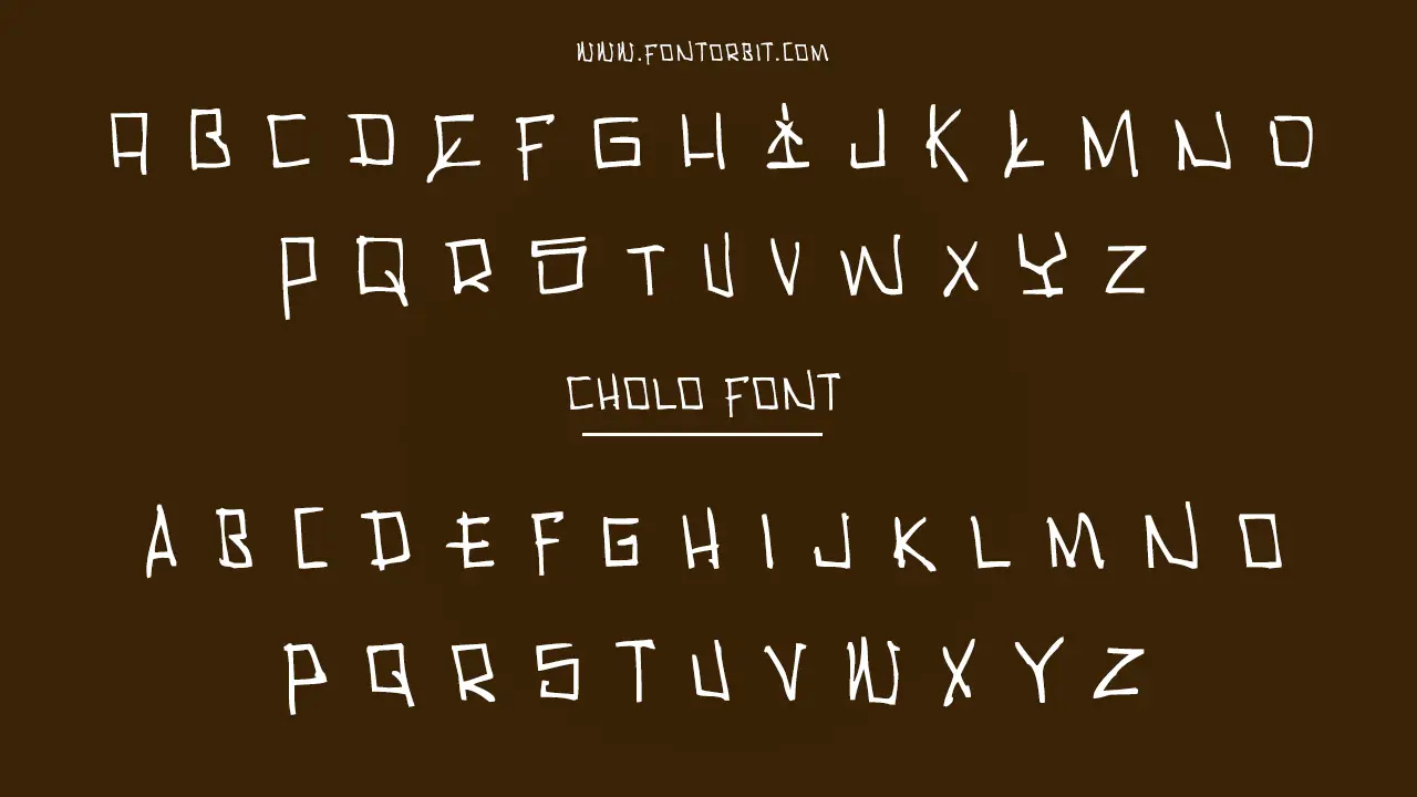 Cholo Font Information