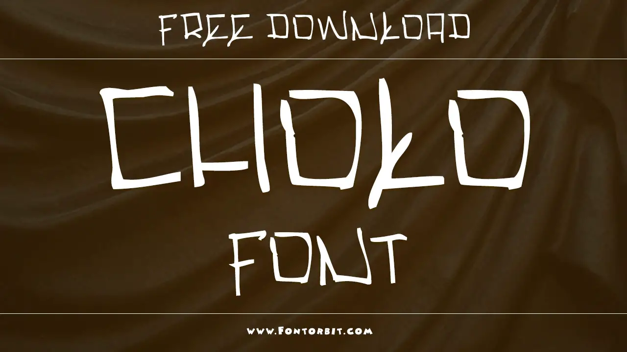 Cholo Font