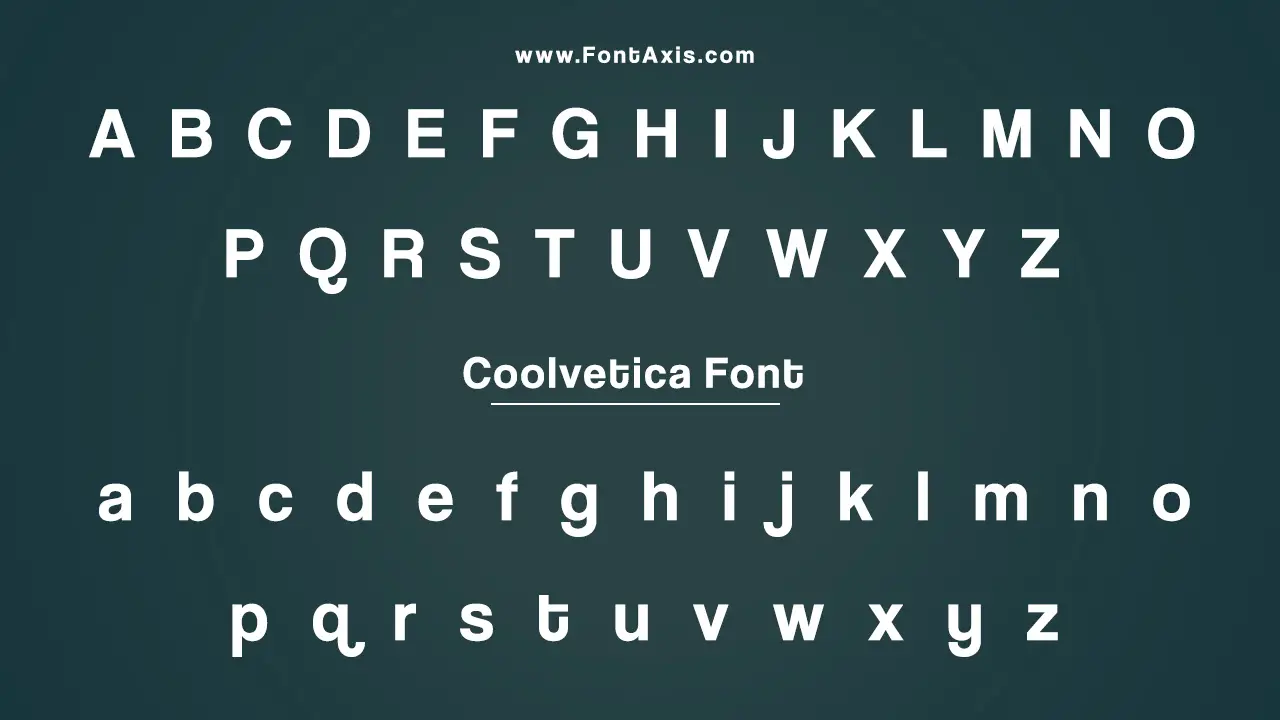 Coolvetica Font Information