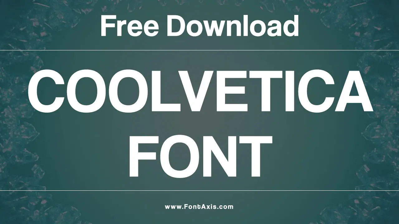 Coolvetica Font