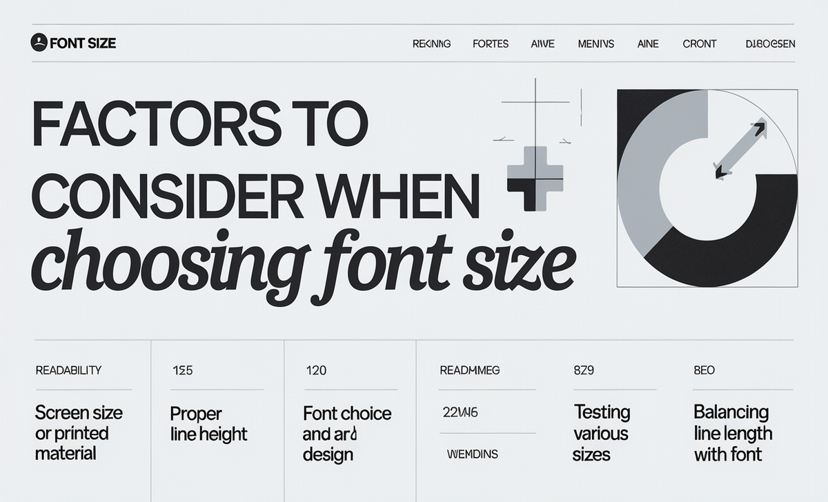 Factors To Consider When Choosing Font Size