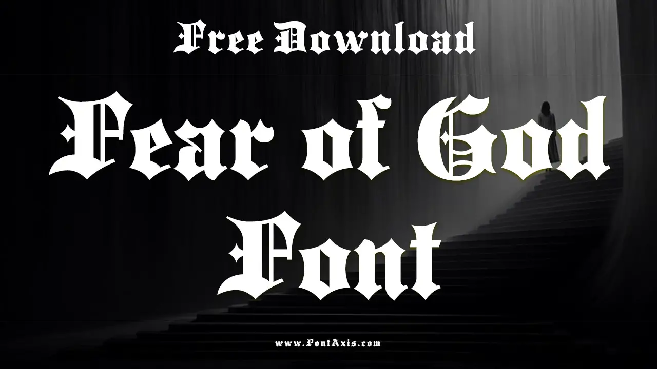 Fear Of God Font