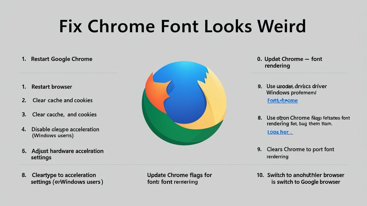 Fix Chrome Font Looks Weird By Follow Guideline