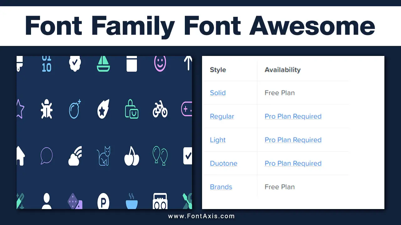 Font Family Font Awesome