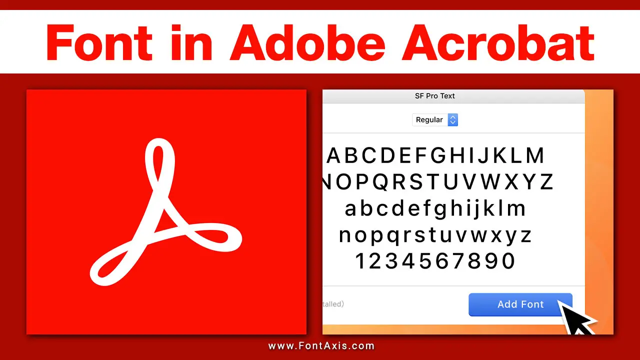 Font In Adobe Acrobat