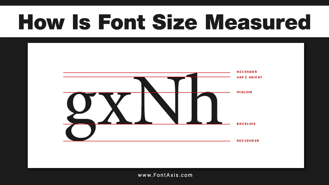 How Is Font Size Measured