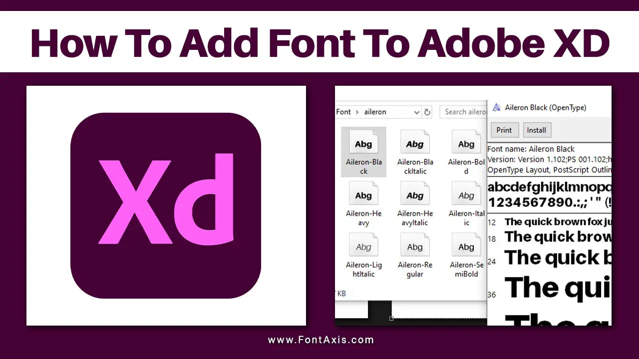 How To Add Font To Adobe XD