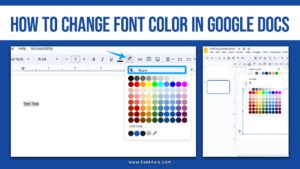 How To Change Font Color In Google Docs