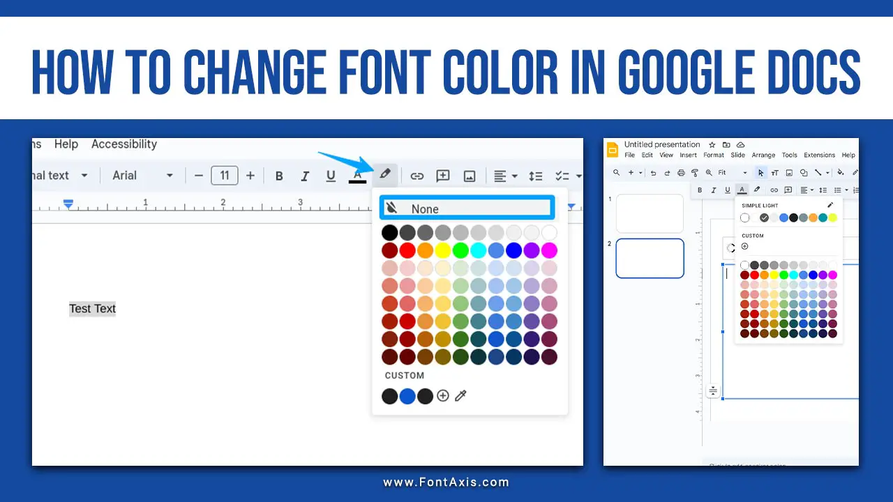 How To Change Font Color In Google Docs