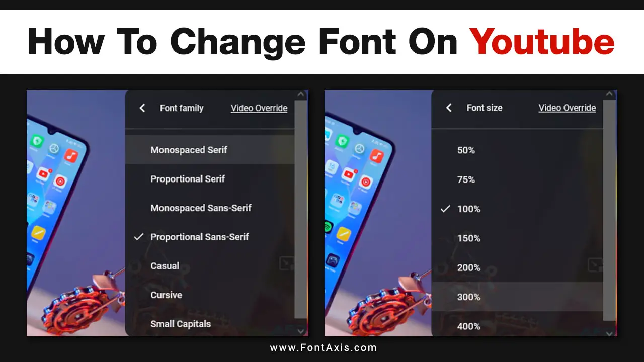 How To Change Font On Youtube