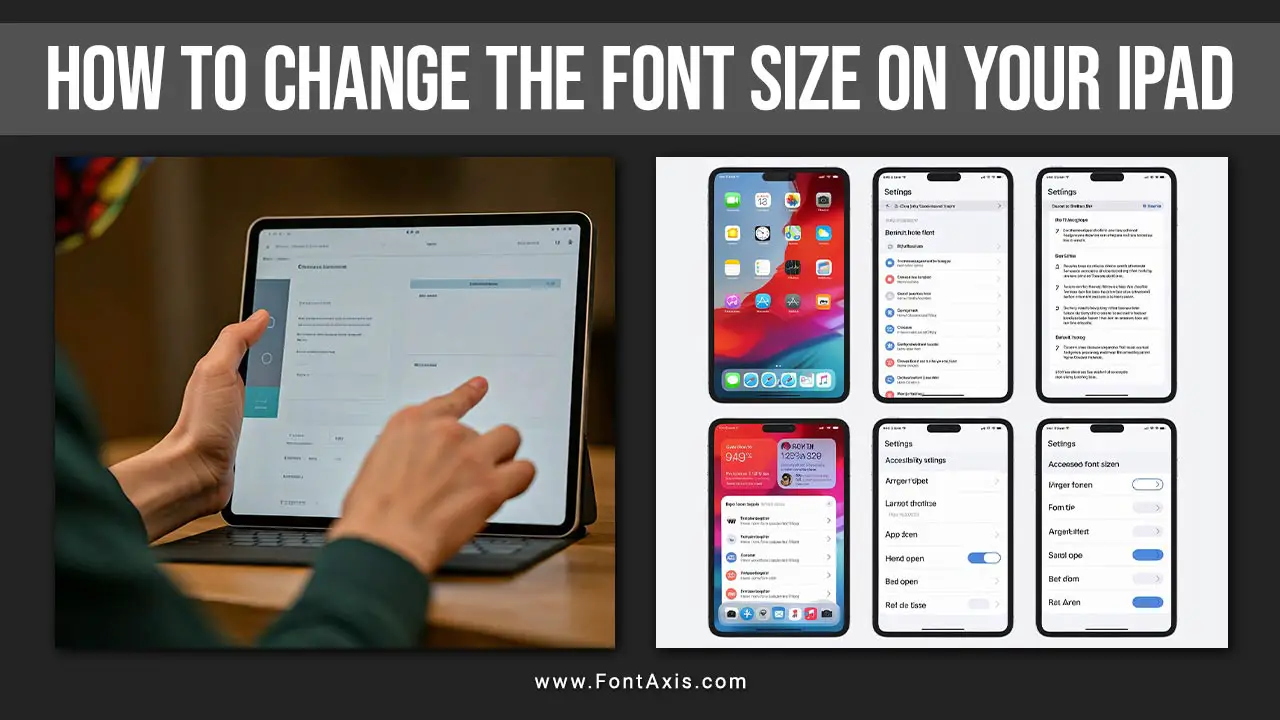 How To Change The Font Size On Your IPad