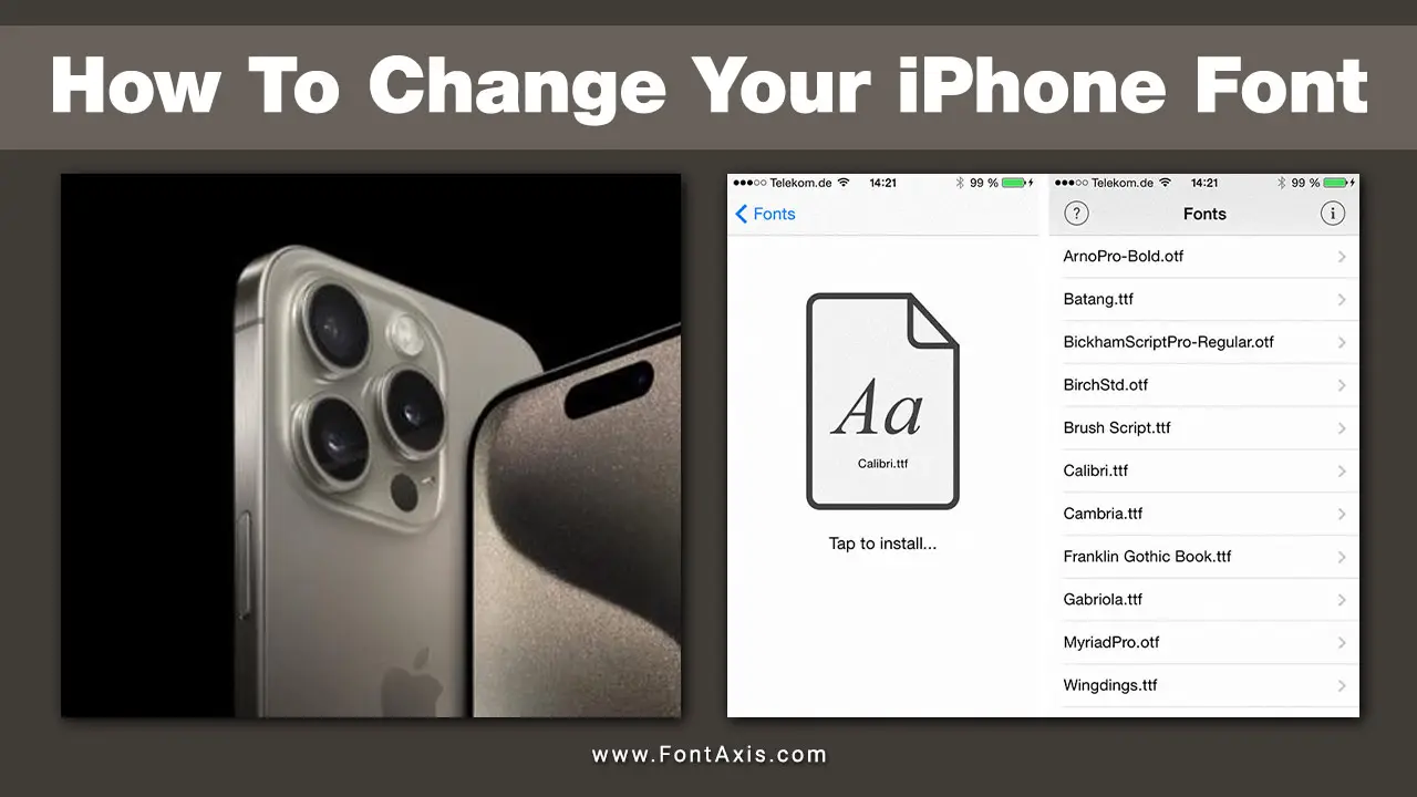 How To Change Your iPhone Font