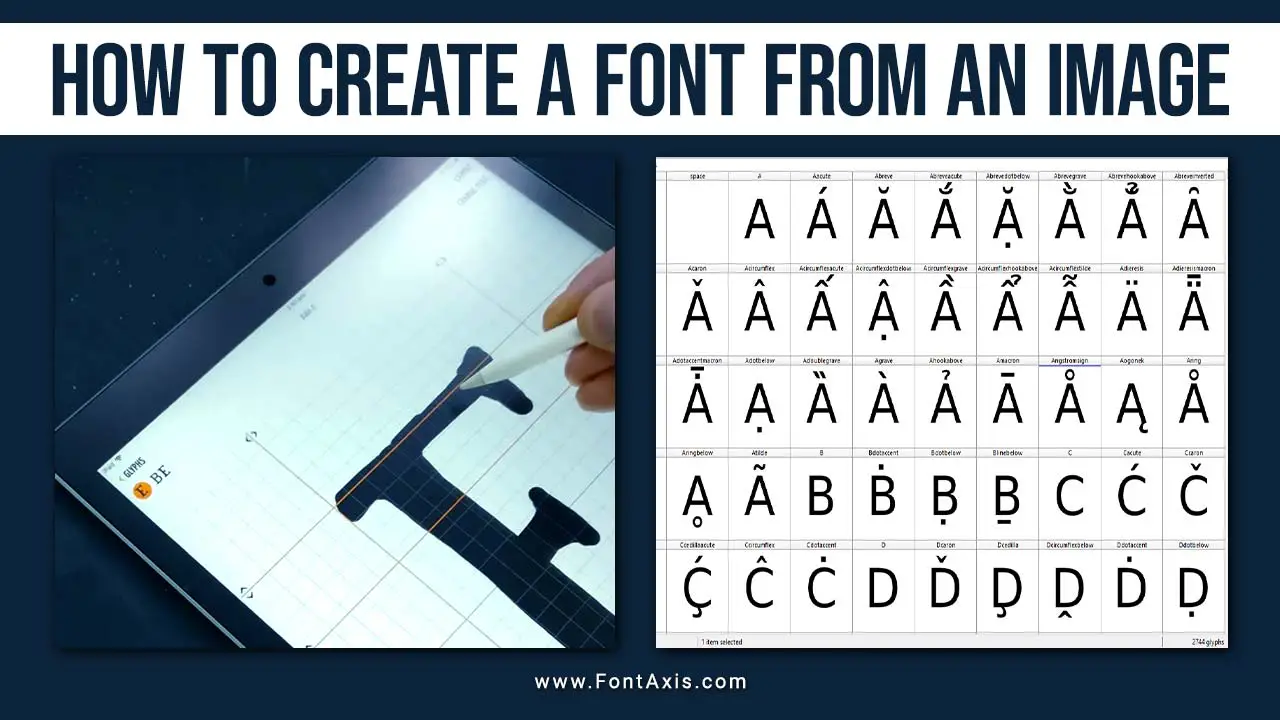 How To Create A Font From An Image