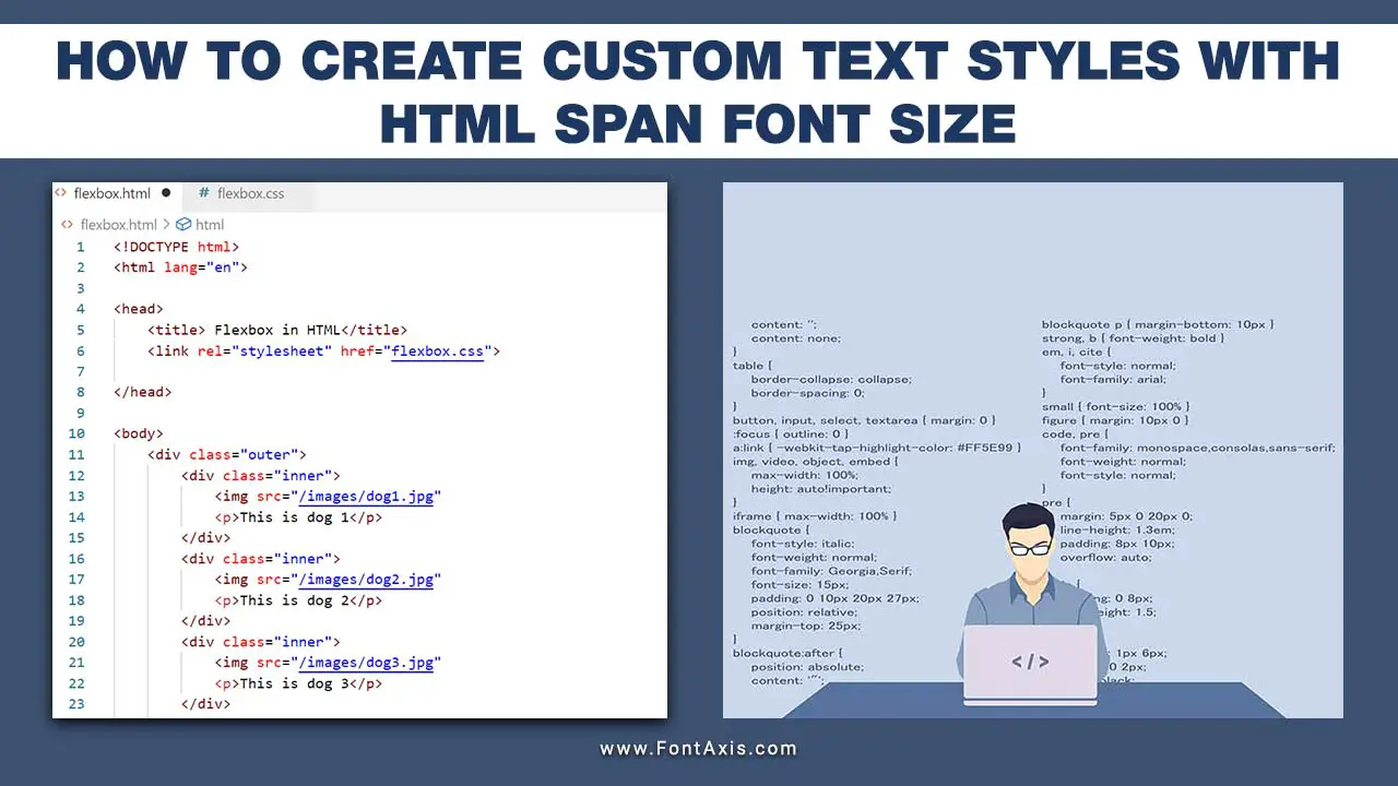 How To Create Custom Text Styles With Html Span Font Size