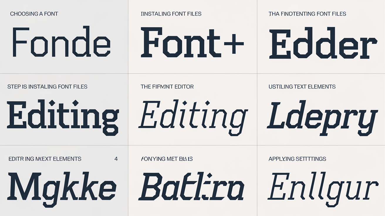 How To Edit A Font - Full Process Step-by-Step