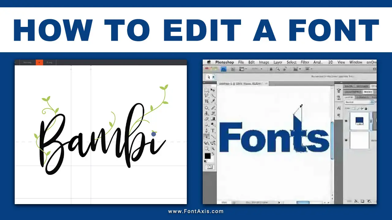 How To Edit A Font