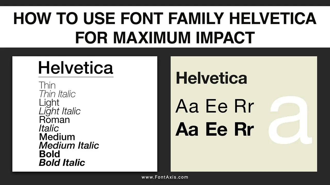 How To Use Font Family Helvetica For Maximum Impact