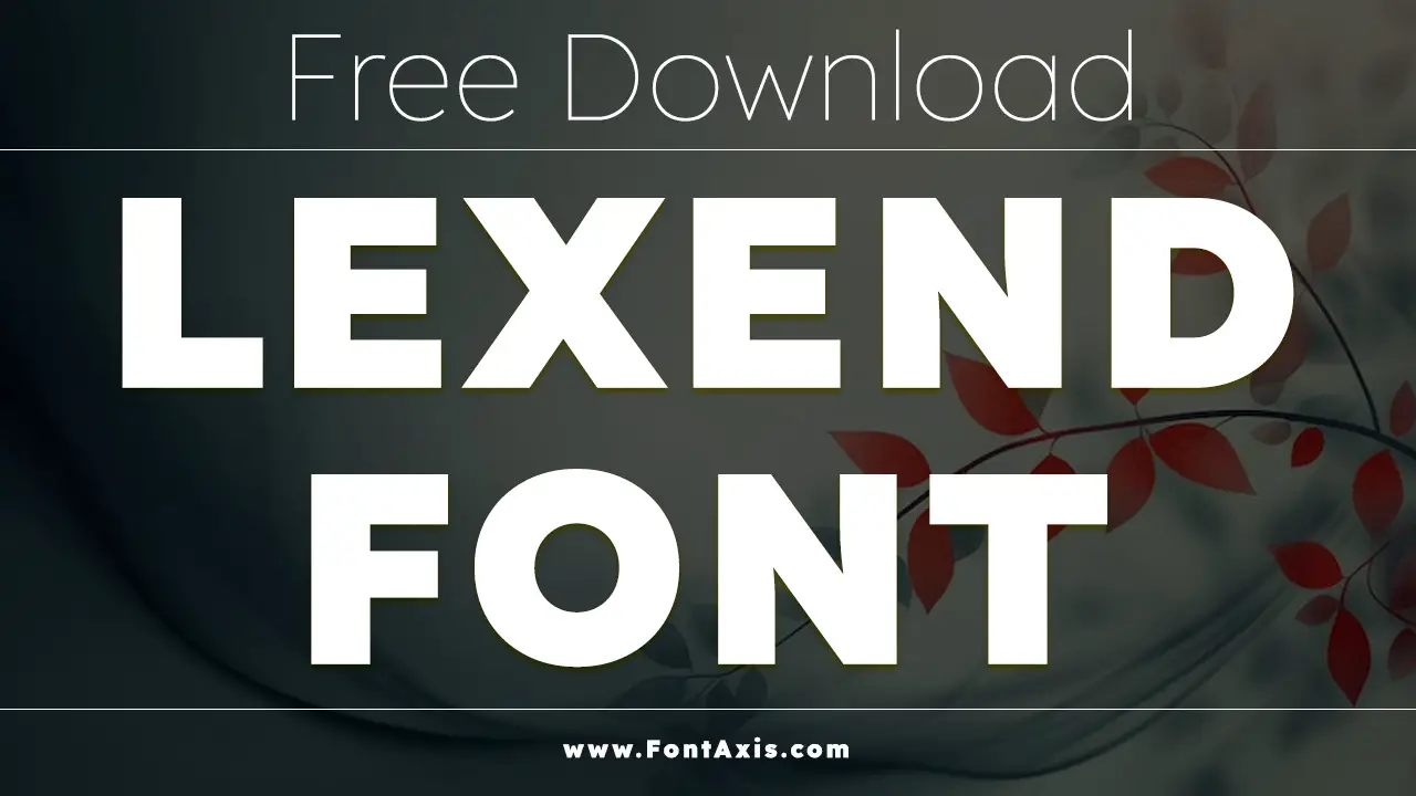 Lexend Font