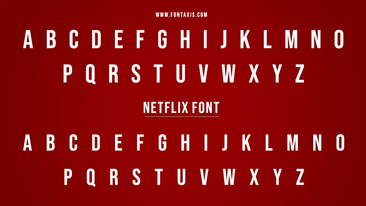 Netflix Font Information