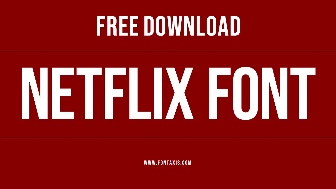 Netflix Font