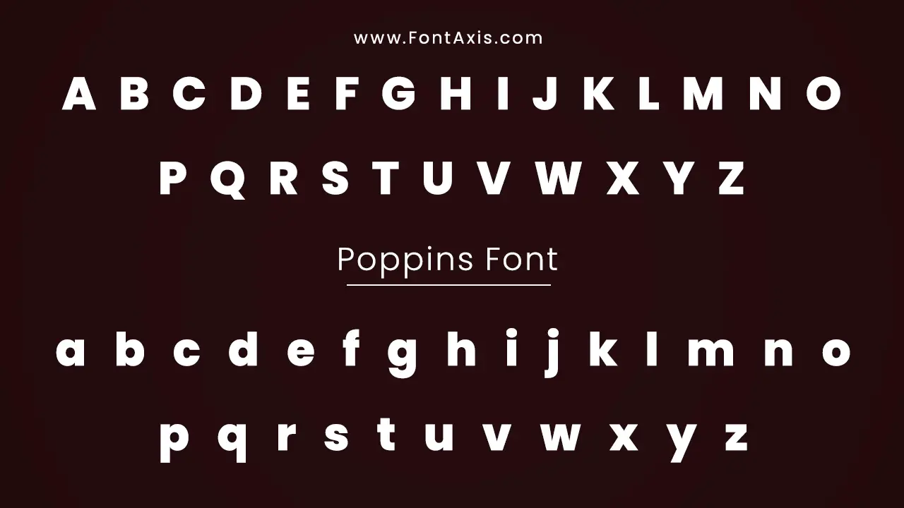 Poppins Font Information