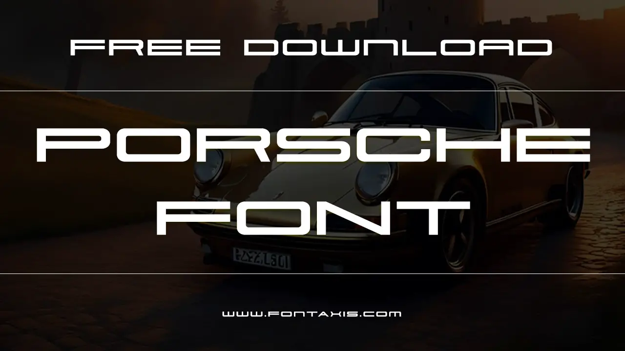 Porsche Font