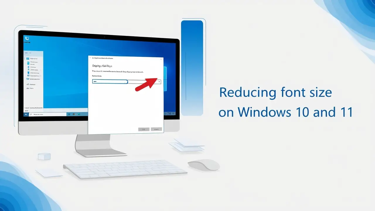 Reducing Font Size On Windows 10 and 11