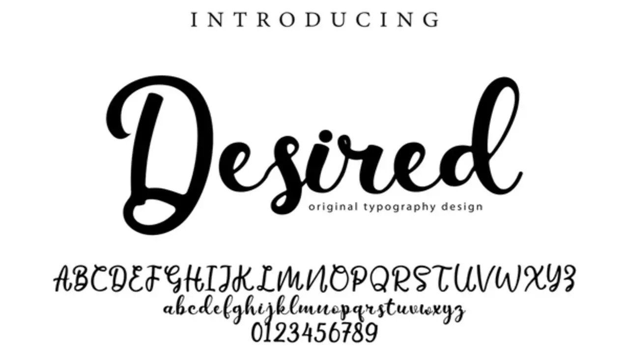 Selecting Your Desired Font