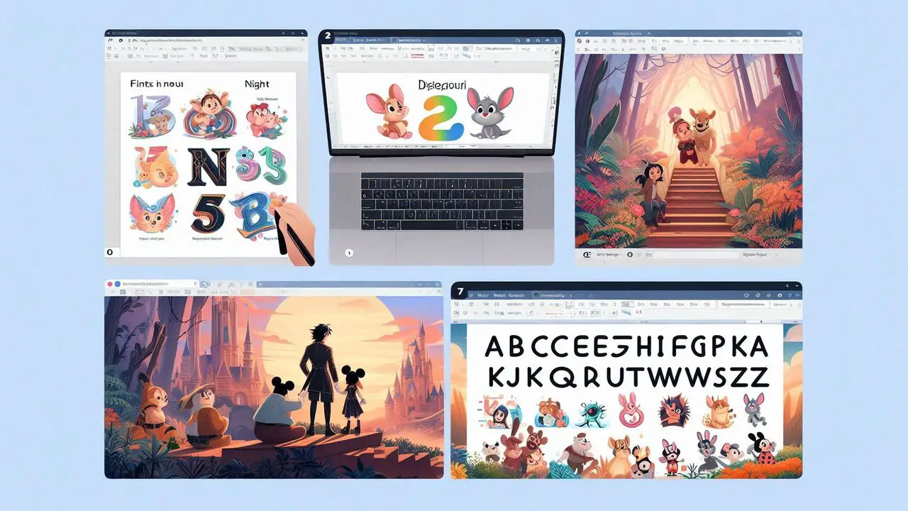 Steps To Use Disney Font On Microsoft Word