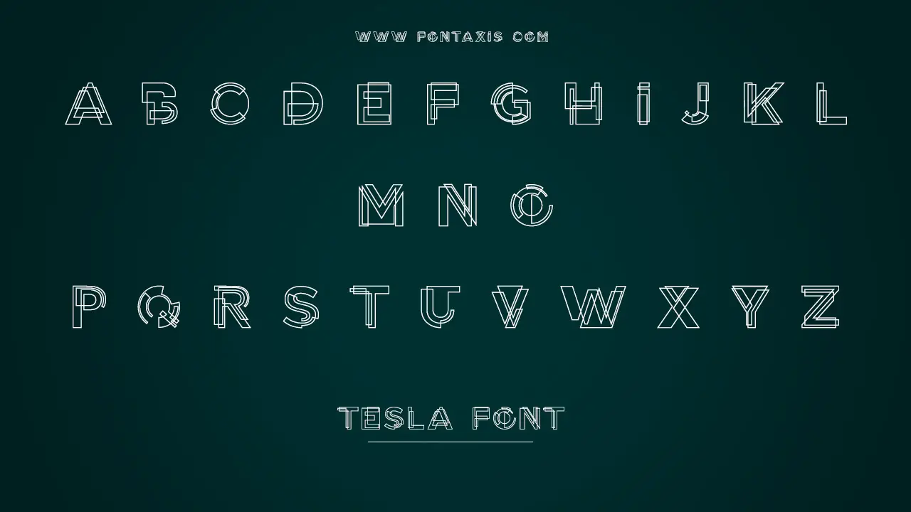 Tesla Font Information