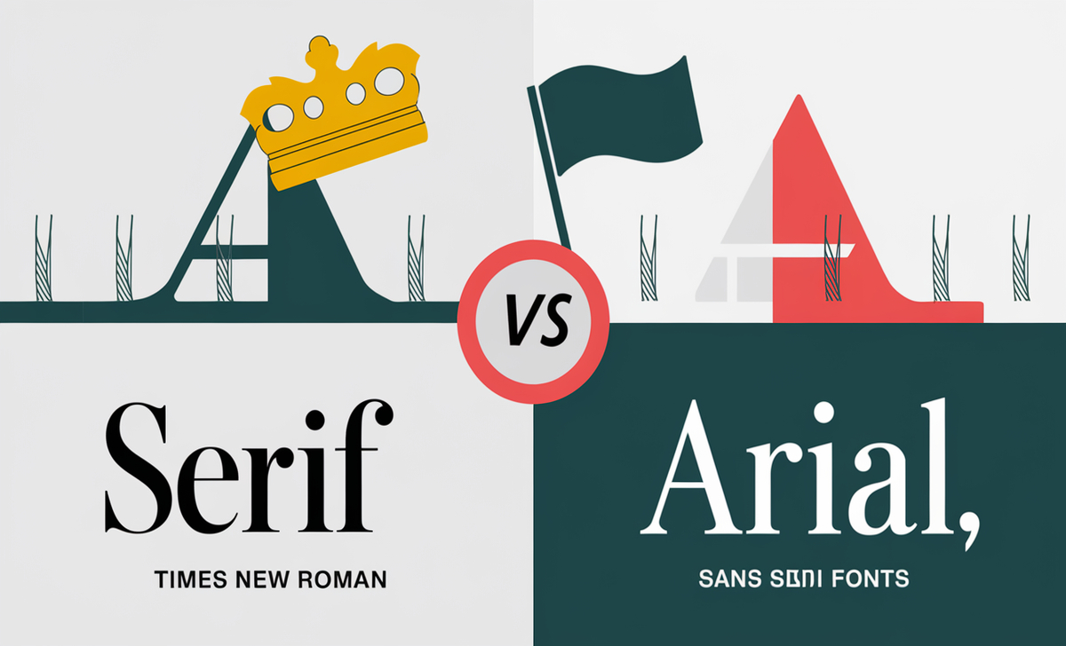 The  Battle For Best Document Font Is always Between Serif vs. Sans Serif Fonts